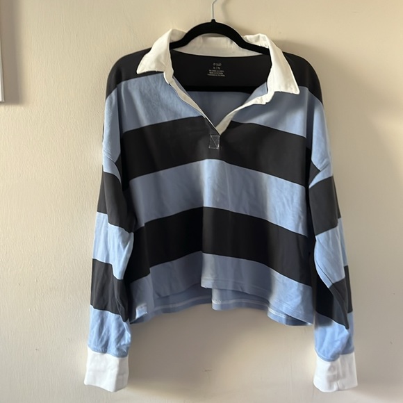 aerie Tops - NWOT Aerie Striped Polo Top